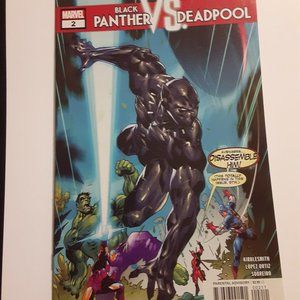 BLACK PANTHER VERSES DEADPOOL #2  COVER BY RYAN BENJAMIN